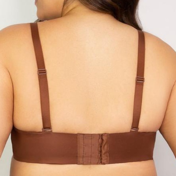 CURVY COUTURE style 1290 smooth strapless multi-way push up underwire bra NWT - Picture 11 of 11